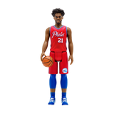 NBA - Joel Embiid Philadelphia 76ers Red Stat Supersports ReAction 3.75" Action Figure