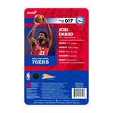 NBA - Joel Embiid Philadelphia 76ers Red Stat Supersports ReAction 3.75" Action Figure