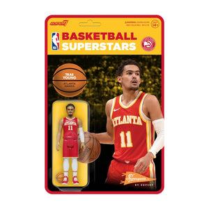 NBA - Trae Young Atlanta Hawks Supersports ReAction 3.75" Action Figure