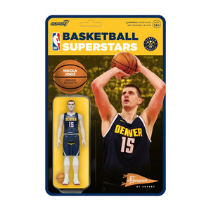 NBA - Nicola Jokic Denver Nuggets Supersports ReAction 3.75" Action Figure