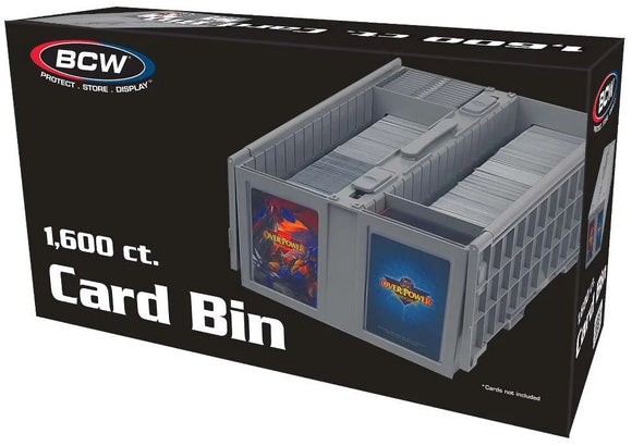 BCW Collectible Card Bin 1600 Gray