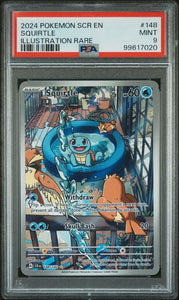 Squirtle - 148/142 - Illustration Rare PSA 9 MINT