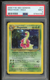 Meganium - 11/111 - Holo Unlimited - Neo Genesis PSA 9