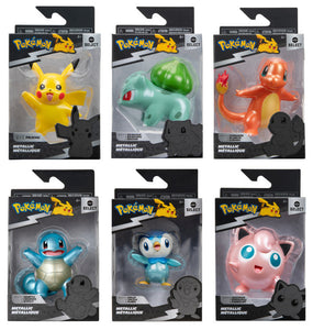 Pokemon Select Battle Figure Metallic Assortment 3"