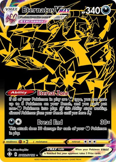 Eternatus VMAX Pokemon • Shiny Holo Rare (B)