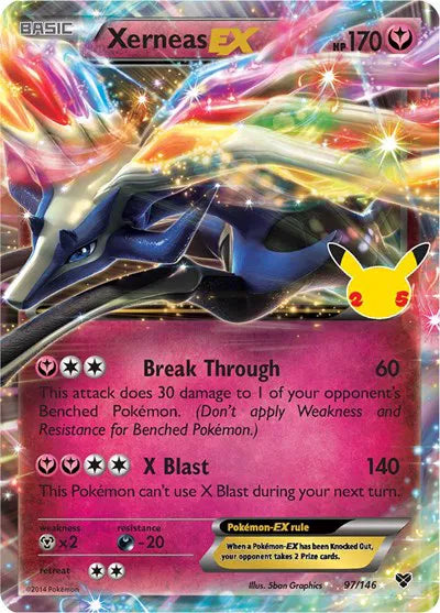 Xerneas EX Pokemon • Classic Collection • 97/146 (B)