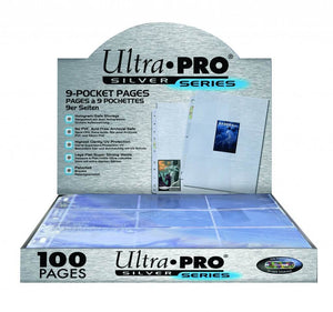 ULTRA PRO Page - 9-Pocket Silver Series (100 Sleeves)