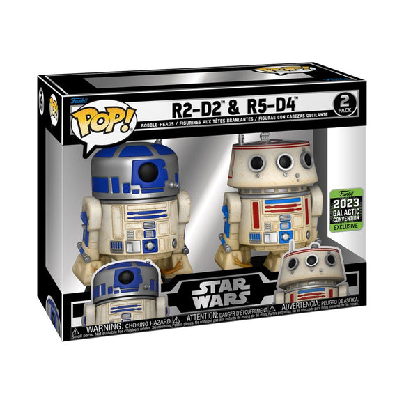 Star Wars - R2-D2 & R5-D4 Pop! 2Pk SW23 RS