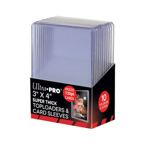 ULTRA PRO Top Loader - 3 x 4 130pt (10 pk)